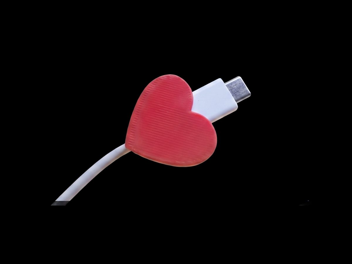 Heart-Shaped Cable Protector